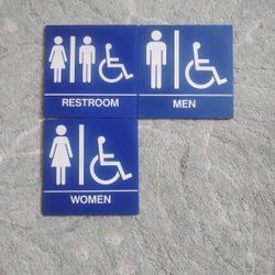 ADA Compliant Restroom Signs