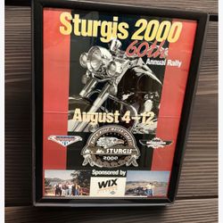 Sturgis 2000 - 60th Annual Motorcycle Rally Framed Poster