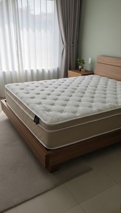 Queen Size Pillow Top Bamboo Brand Mattress New