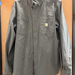 Carhartt Relaxed Fit Rugged Flex Canvas Fleece 