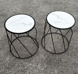 Tile Top Metal Plant Stands