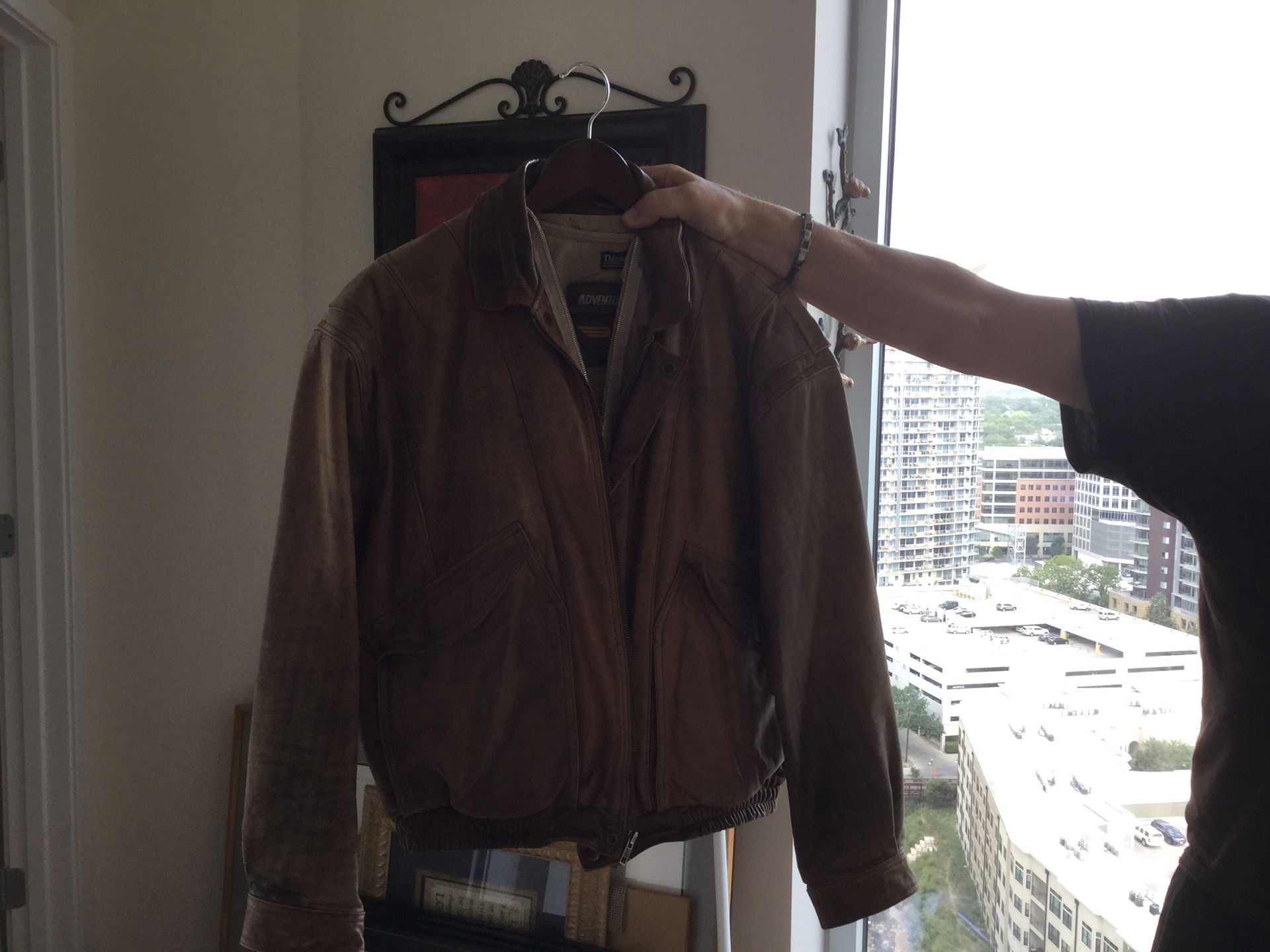 Men’s medium leather jacket