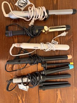 Bundle Professional hair styling wands and curling irons