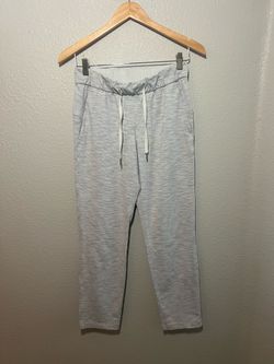 Lululemon On the Fly Crop Pants | Size 4 | Gray Space-Dye