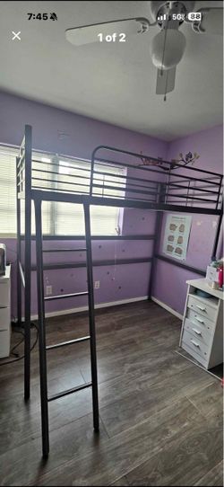 Twin loft bed