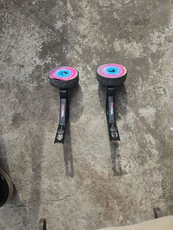 Pink / Black Bicycle Training Wheels