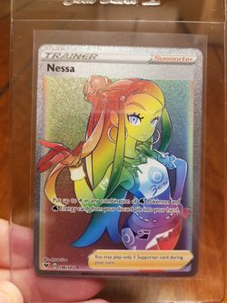 Vivid Voltage Rainbow Rare Nessa secret pokemon