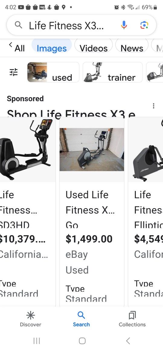 Life fitness Elipical.