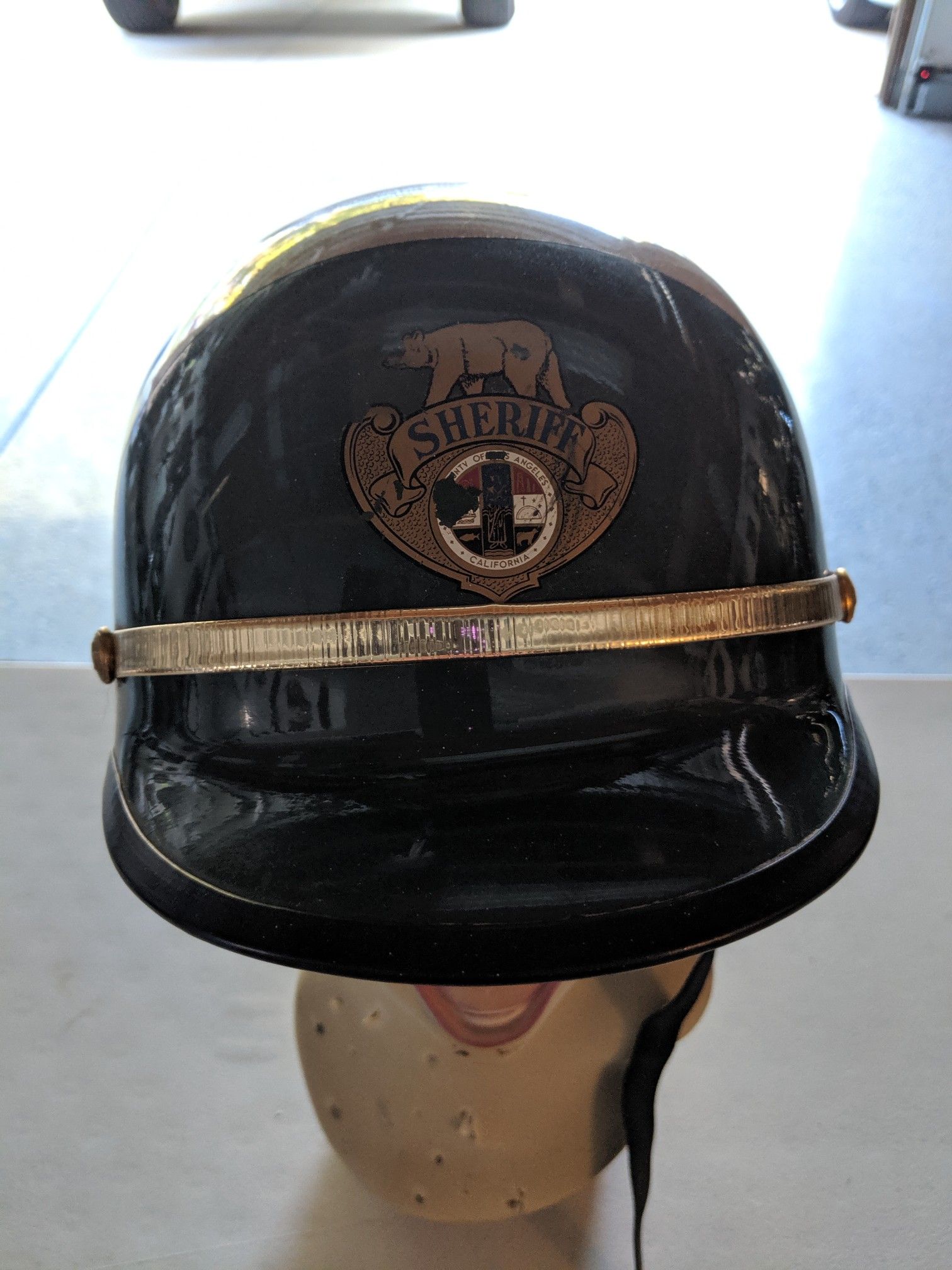 Vintage los Angeles sheriff helmet