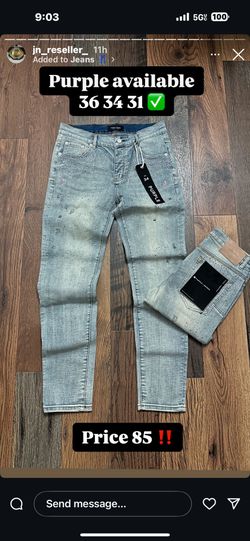 Jeans Ksubi And Purple 