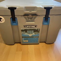 Cooler.  Lifetime 55 Qt. Camping Cooler