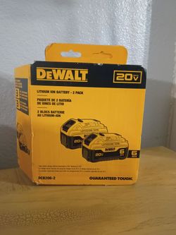 DEWALT 20V MAX 6Ah Lithium-Ion Battery 2-Pack