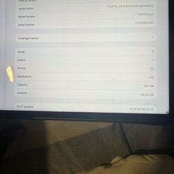 Ipad Pro 12.9 Inch Screen 256 Gb 6 Generation Wi-Fi Only