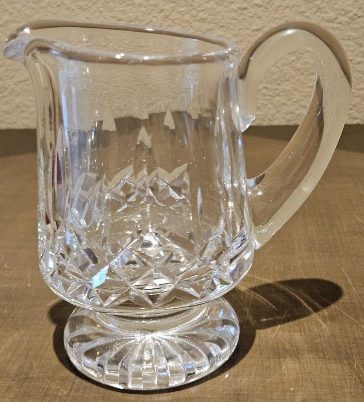 Waterford Crystal / LISMORE / Footed CREAMER / 4 1/2" / 5 oz. / Mint!