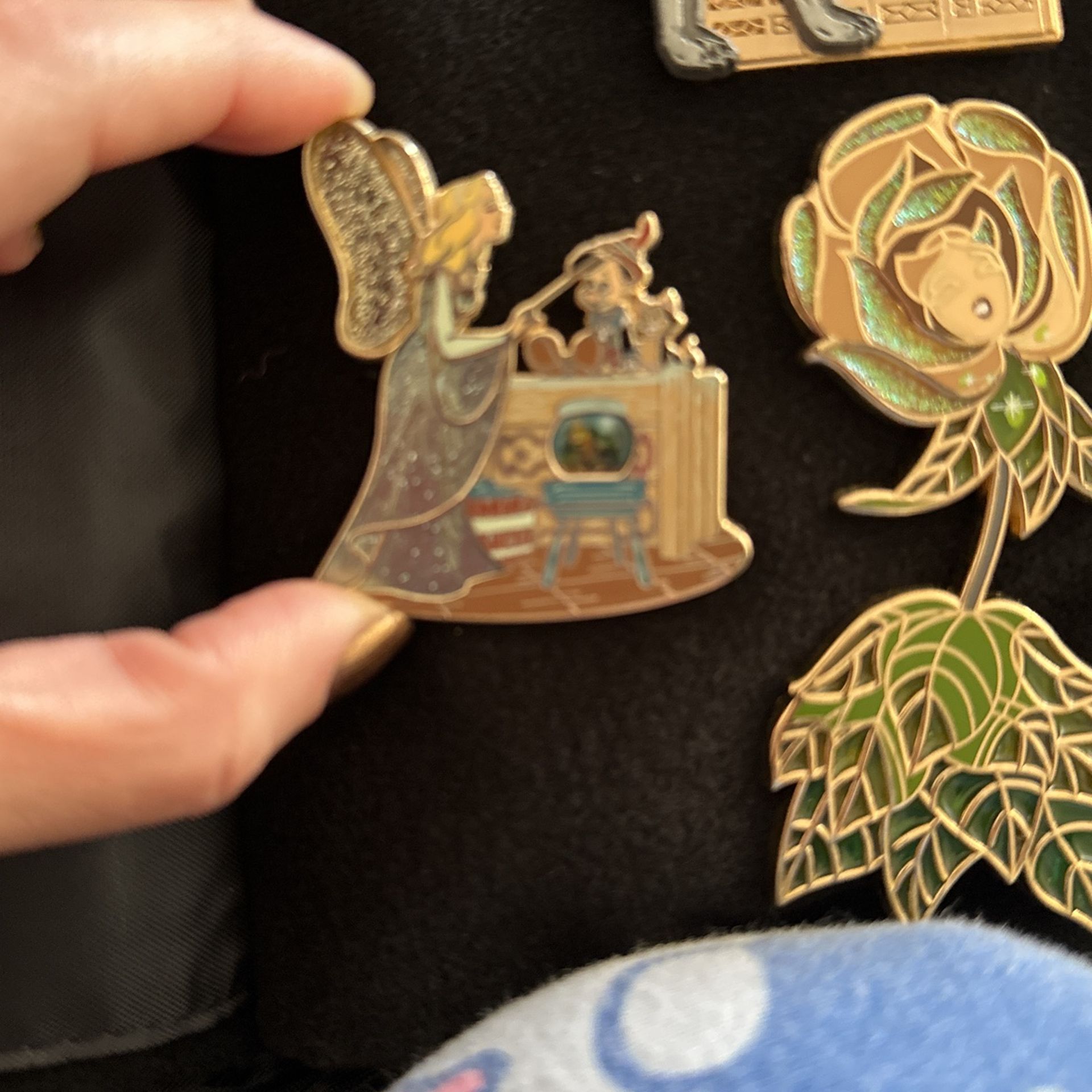 Disney Pinnochio And Fairy Pin