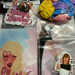 Taylor Swift Party Supplies