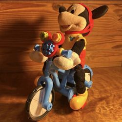 Mickey Mouse Clubhouse Boppin' Bikin' Plush Playhouse Disney Toy Bike Works