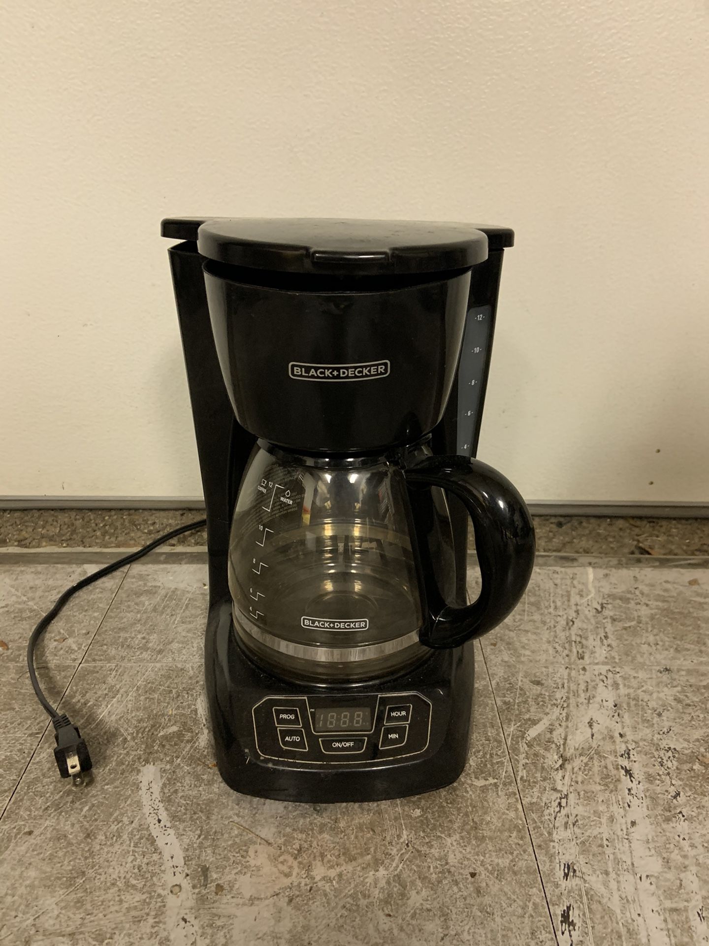 Black & Decker coffee maker
