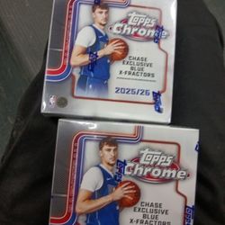 TOPPS 2025/26 CHROME BASKETBALL MEGA BOX SETS