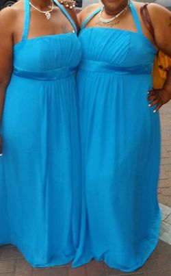 Beautiful blue bridesmaid gown