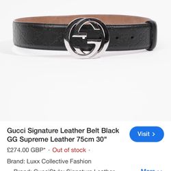 Men Gucci Belt 