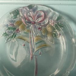 Beautiful Large Christmas Plate  Please Check My Other Listings 