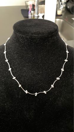 Silver necklace