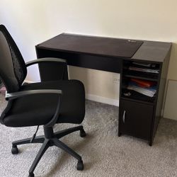 Desk And Chair 