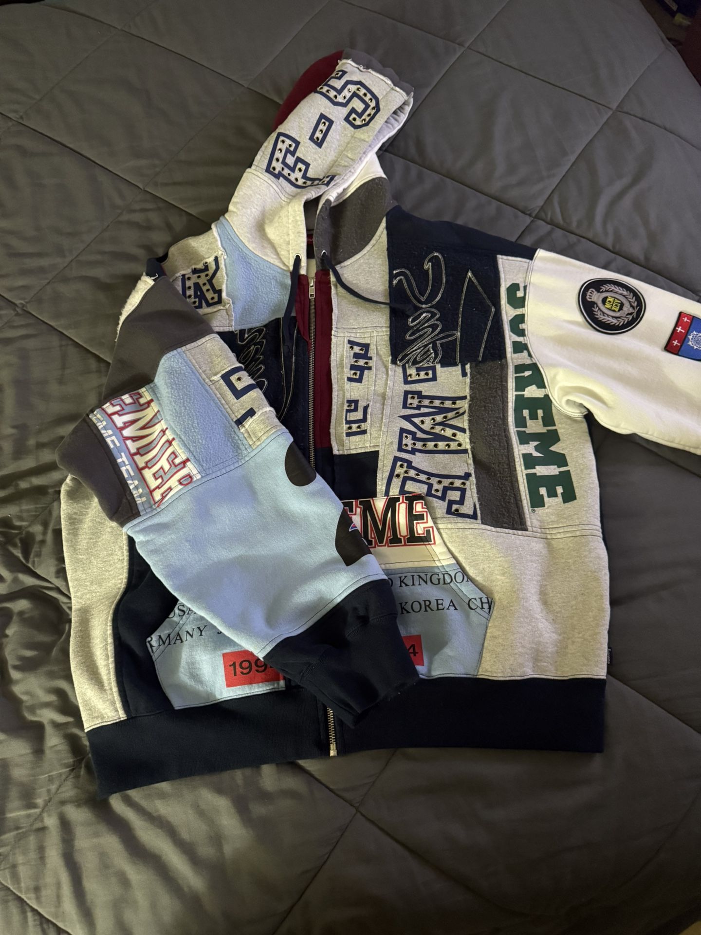 Supreme Patchwork Hoodie