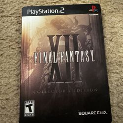 PS2 FFXII Collector’s Edition