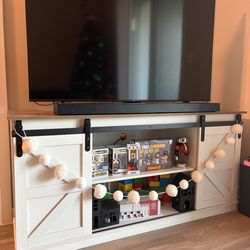 Modern Barn Door TV stand