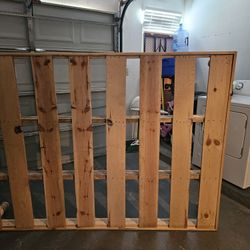 Queen Size Pallet Bed