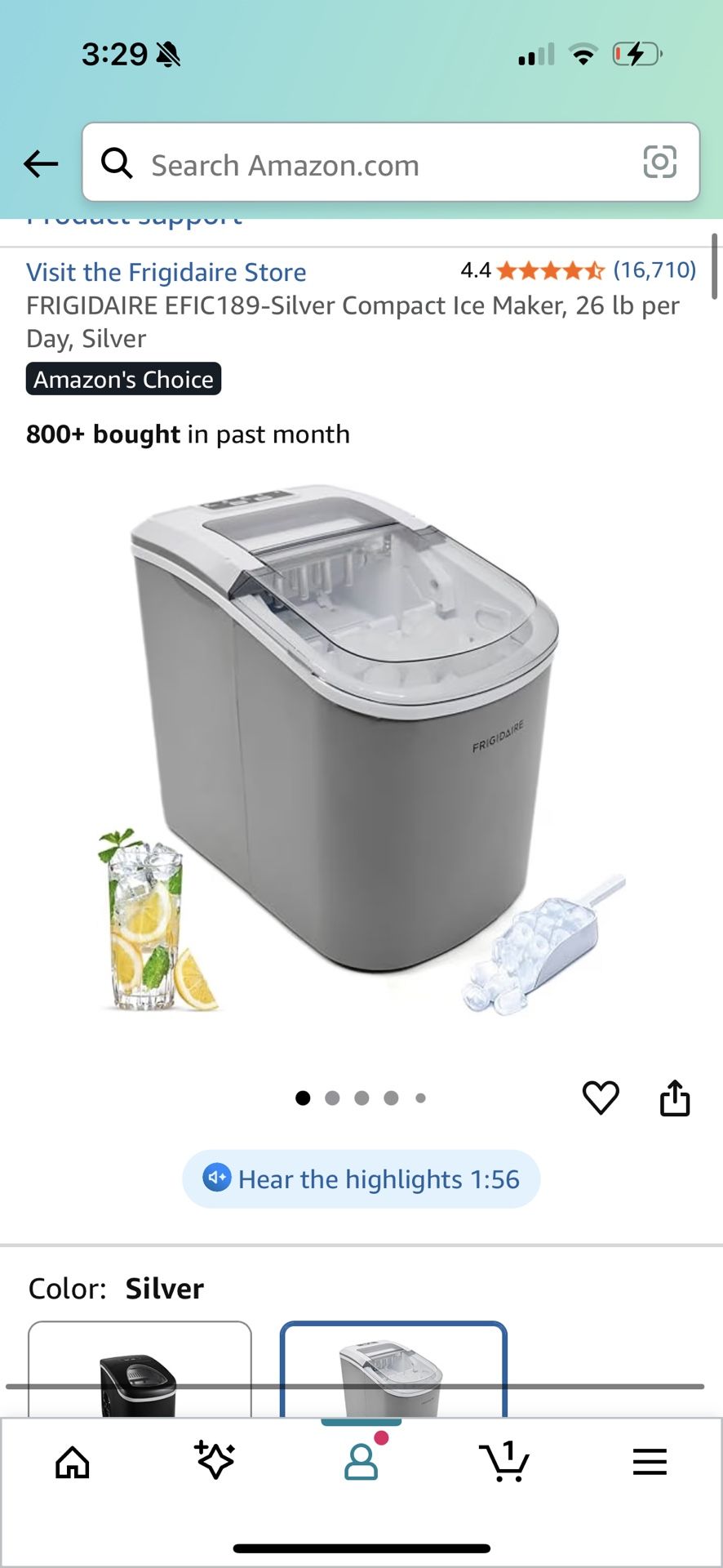 FRIGIDAIRE Ice Maker