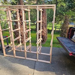 Wooden tote Storage