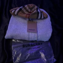 Burberry Gray Hoodie 