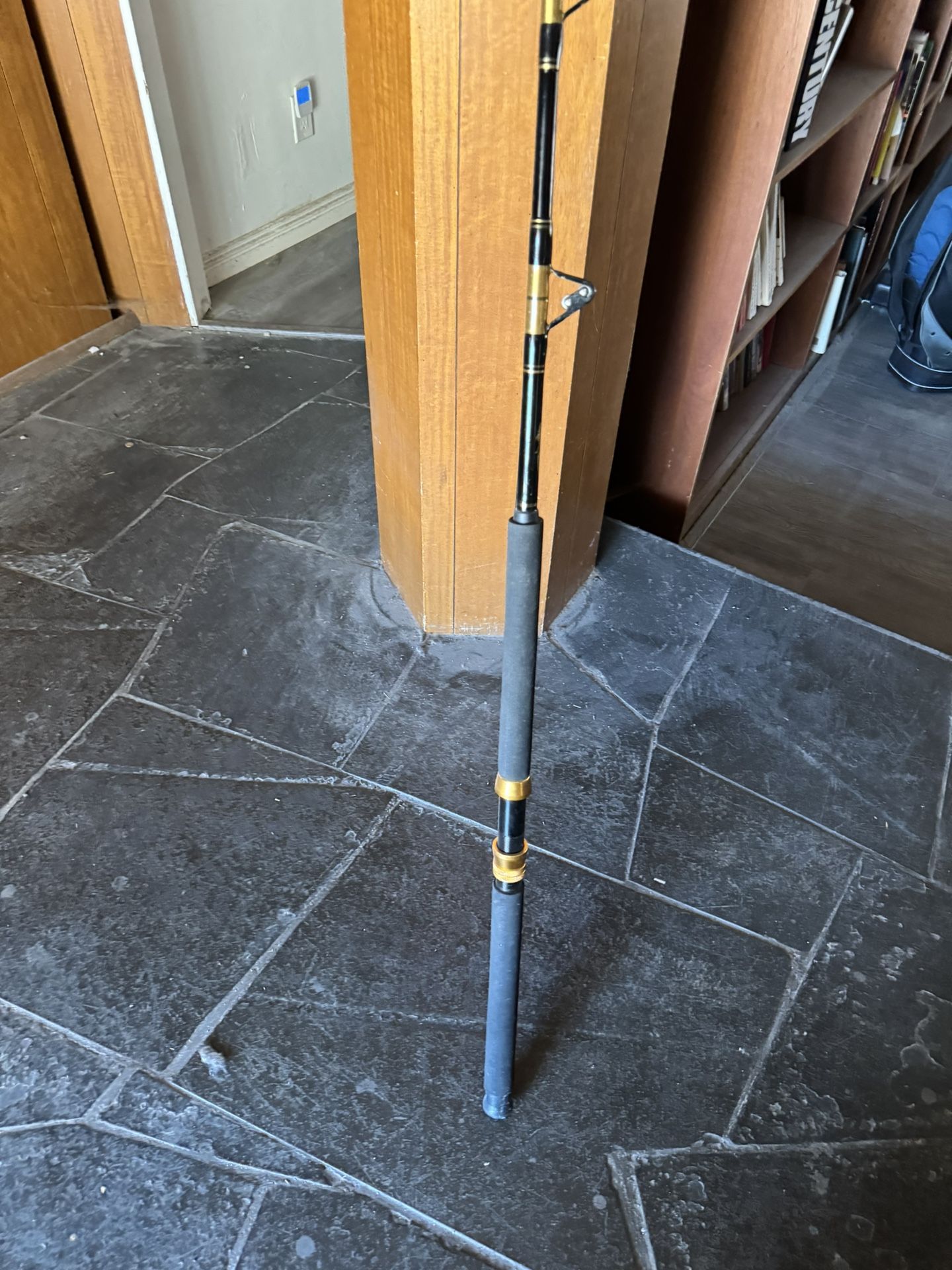 Deep Sea Fishing Rod W Roller Guides