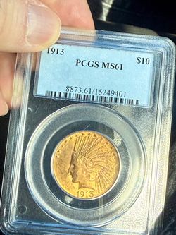 1913 $10  Indian Head Gold Eagle