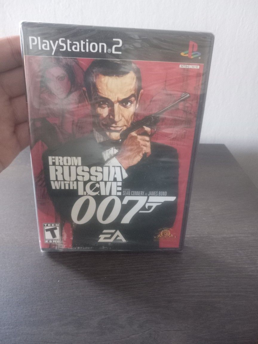 2005 James Bond From Russia With Love 007 Playstation 2 New Factory Sealed