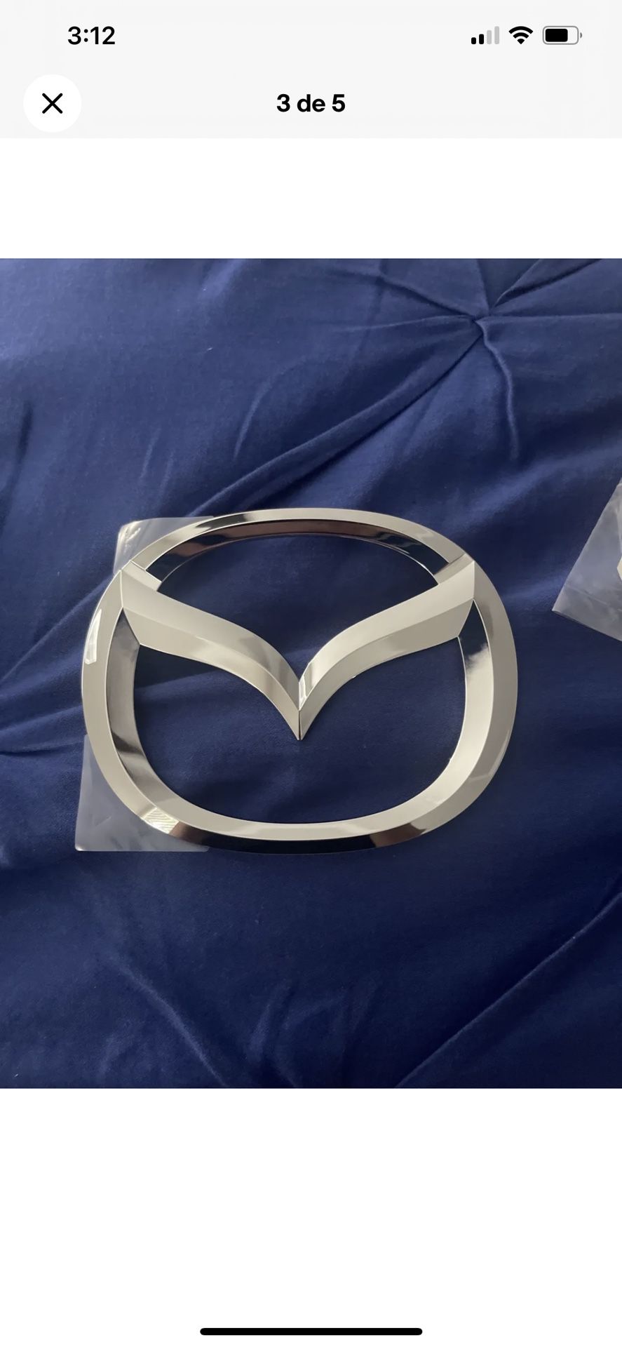 2014 2015 2016 2017 Mazda 6 Trunk Deck Lid Emblem Badge GHK1-51730 OEM