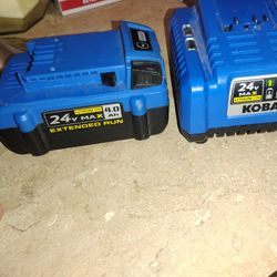 24 V Kobalt Charger & 4.0av Battery