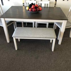 6pc Dining Room Table Set 