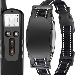 Dog Shock Collar,Dog Anti Bark Collar with Remote,Training E-Collar for Large, Medium, Small Dogs