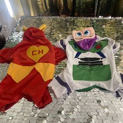 DISFRASES DE CHAPULIN Y BUZZ LIGHT LARGE PARA PERROS 