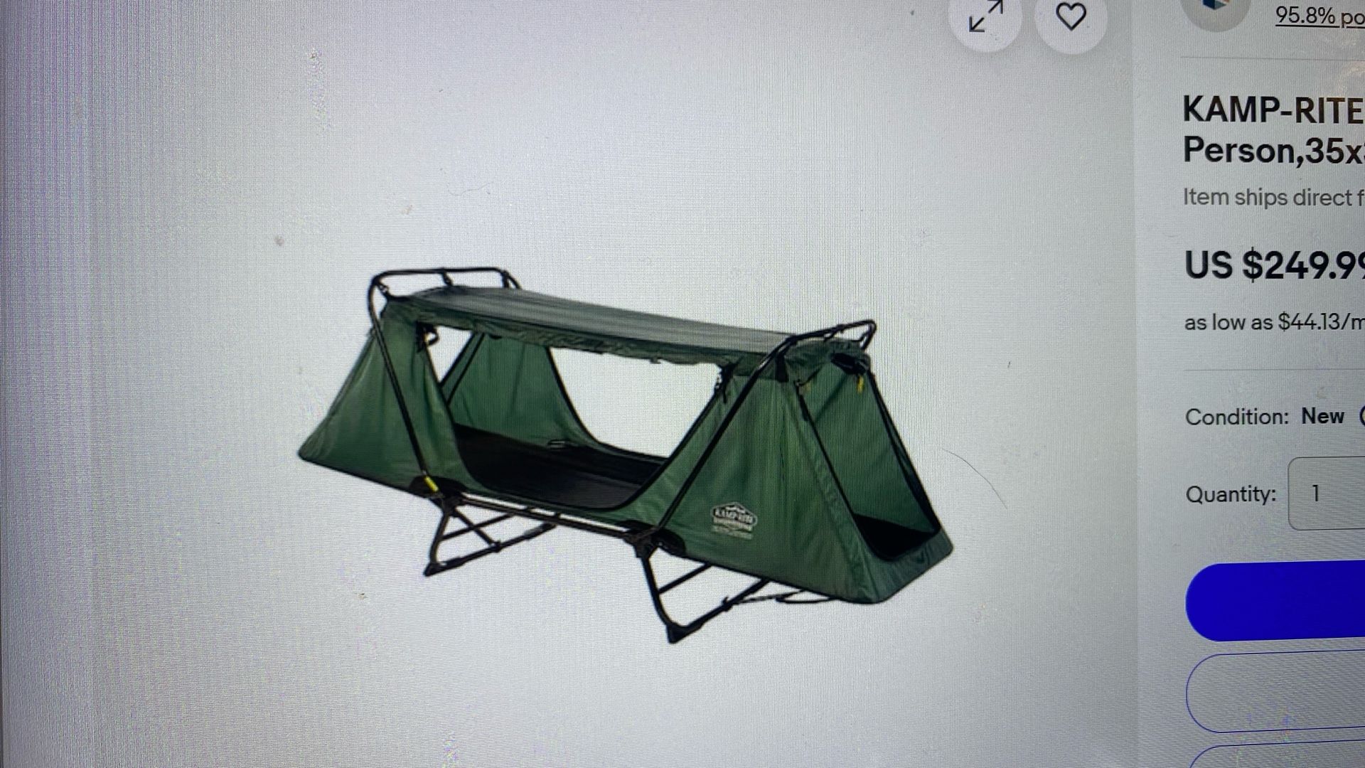 Kamp Rite Tent Cot TC243