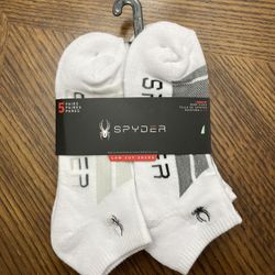 NWT Spyder Men’s Low Cut Socks 5 pairs