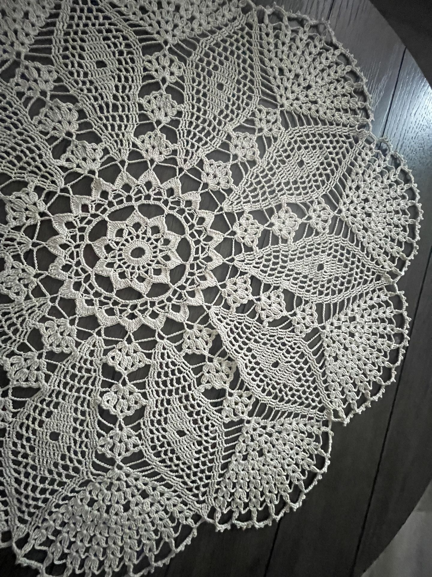 Hand Made Crochet Table Spread