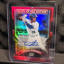 Teoscar Hernandez Auto Baseball Card /100