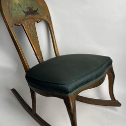 Antique Venetian Rocking Chair 