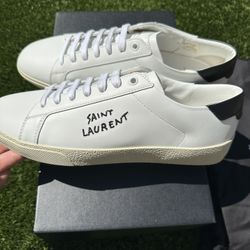Saint Laurent Court Classic SL/06 Embroidered Sneakers