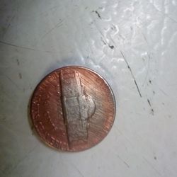 Error Coin Penny Struck On Nickel  Thumbnail